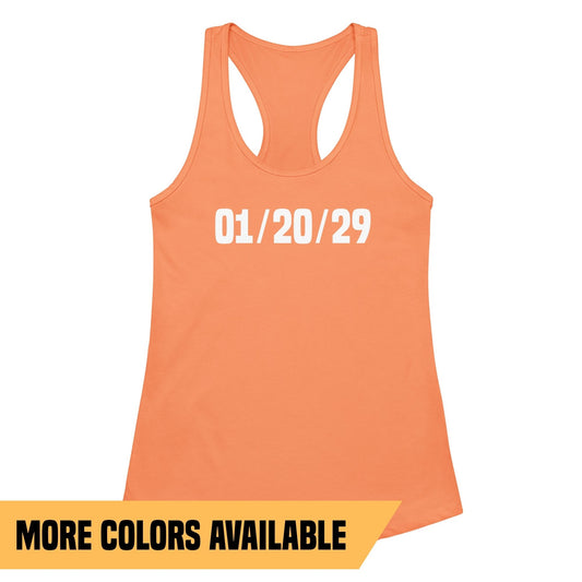 01/20/29 - Women’s Fitted Racerback Rank