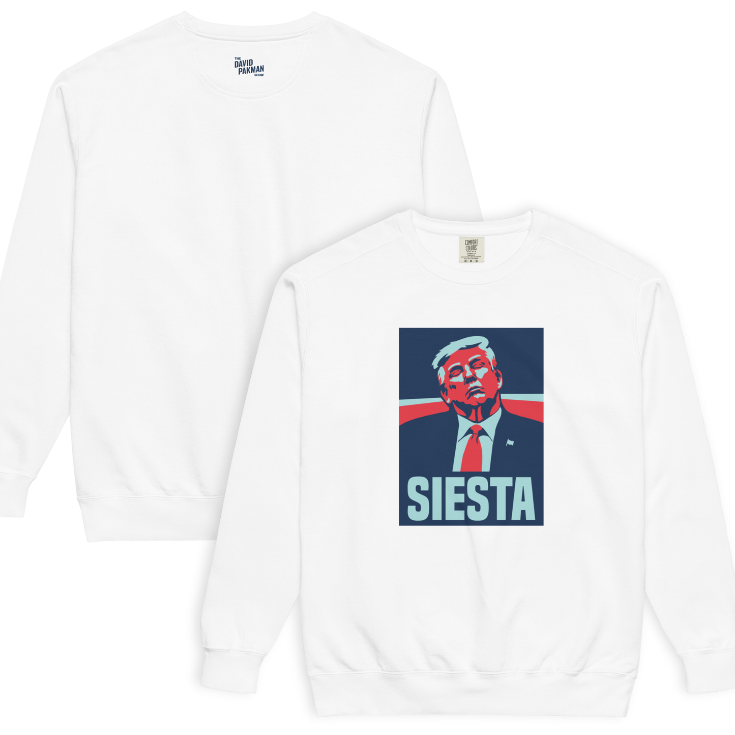 Siesta - Unisex garment-dyed sweatshirt