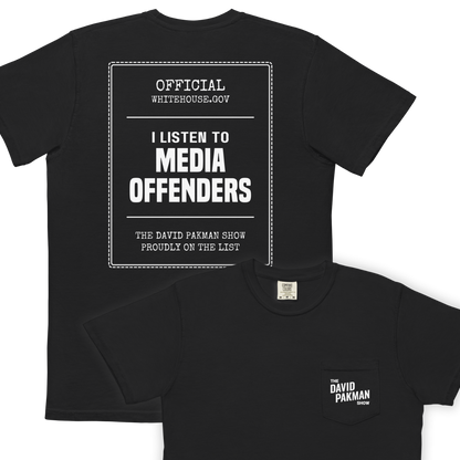 Media Offender Pocket T-Shirt - Unisex