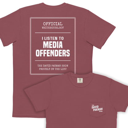 Media Offender Pocket T-Shirt - Unisex