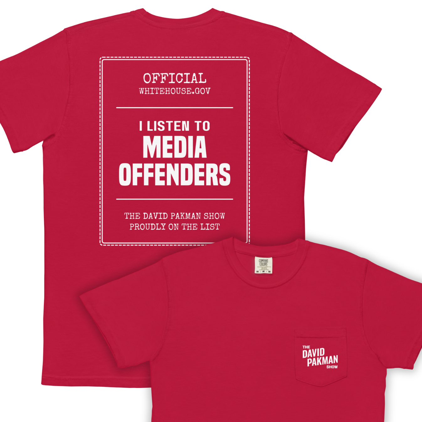 Media Offender Pocket T-Shirt - Unisex