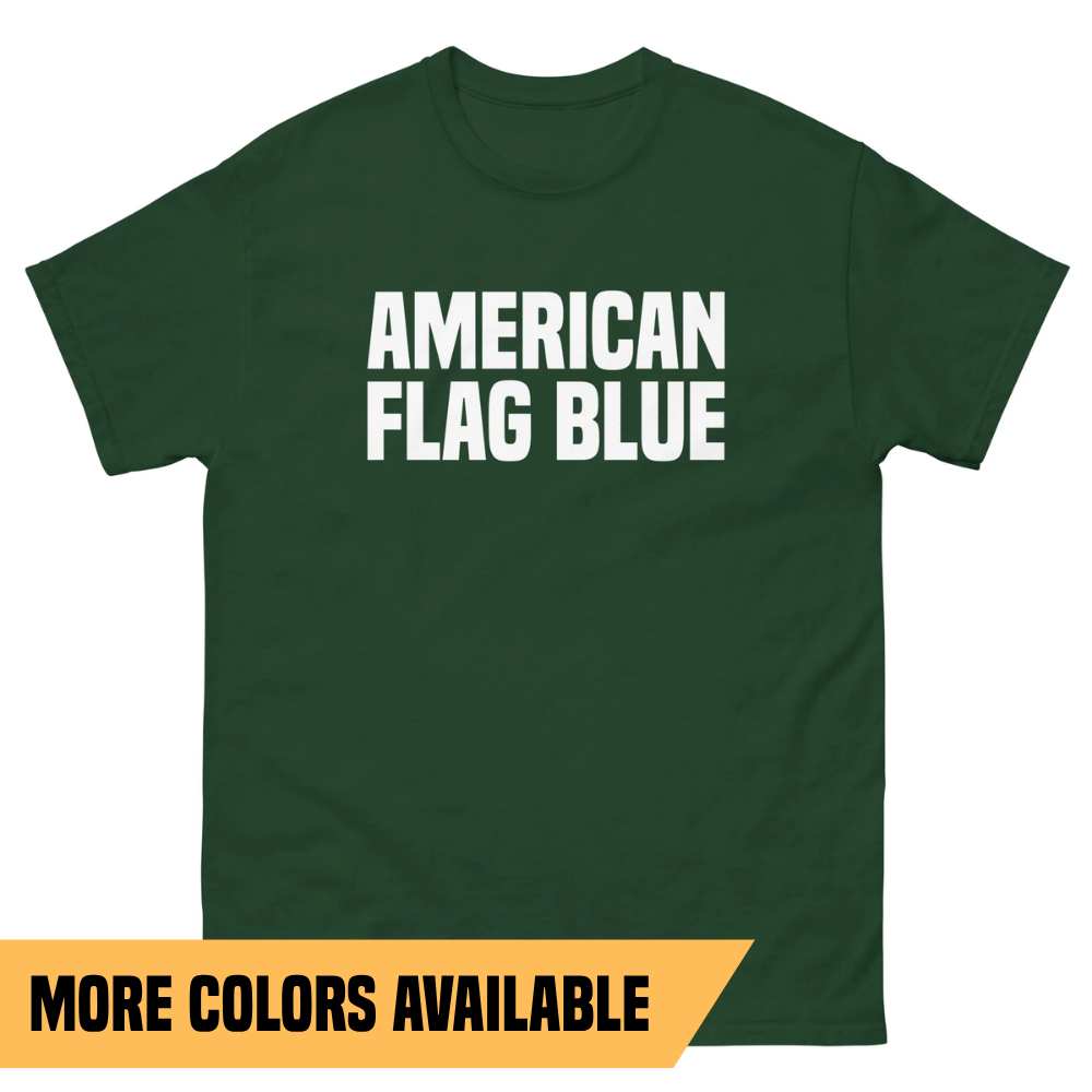 American Flag Blue T-Shirt - Unisex