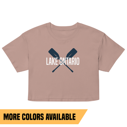 Lake Ontario Paddle - Women’s Crop T-Shirt