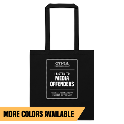 Media Offender Cotton Tote Bag