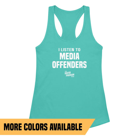 Media Offender - Women’s Fitted Racerback Rank