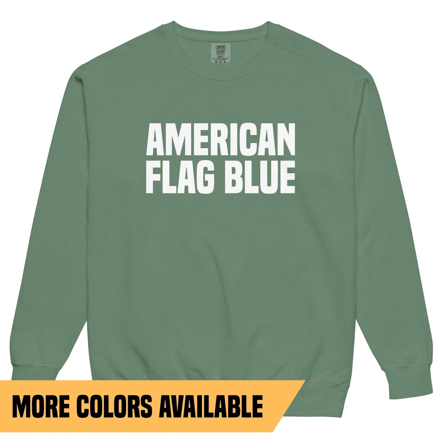 American Flag Blue Sweatshirt - Unisex