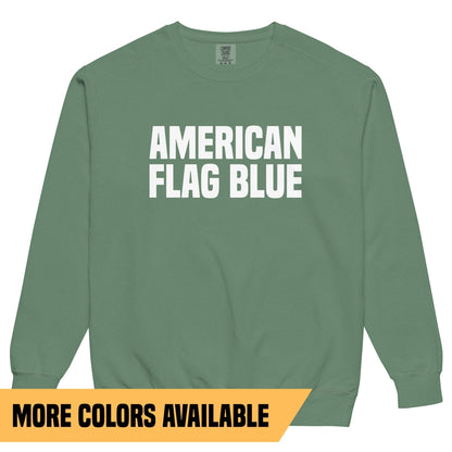 American Flag Blue Sweatshirt - Unisex
