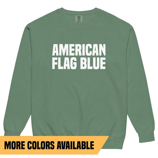 American Flag Blue Sweatshirt - Unisex