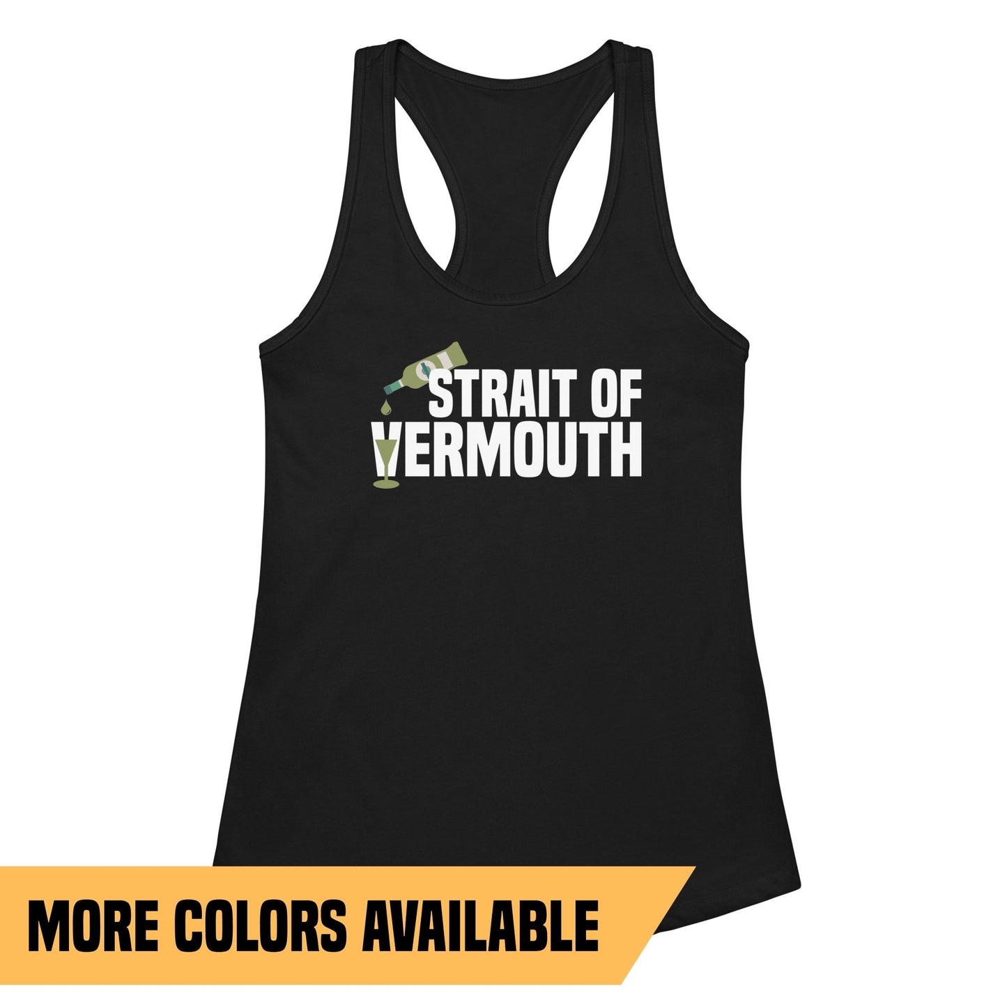 Strait of Vermouth - Women’s Fitted Racerback Rank