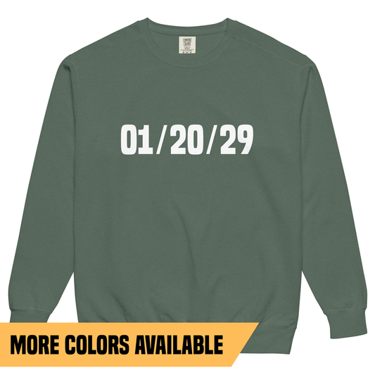 01/20/29 Crewneck Sweatshirt - Unisex