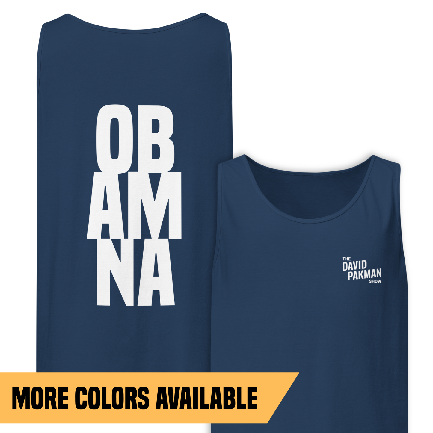 OBAMNA + Logo Tank - Unisex
