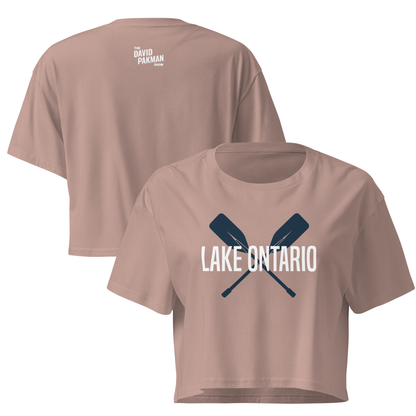 Lake Ontario Paddle - Women’s Crop T-Shirt