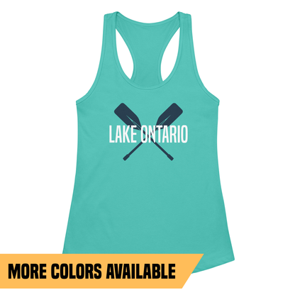 Lake Ontario Paddle - Women’s Fitted Racerback Tank