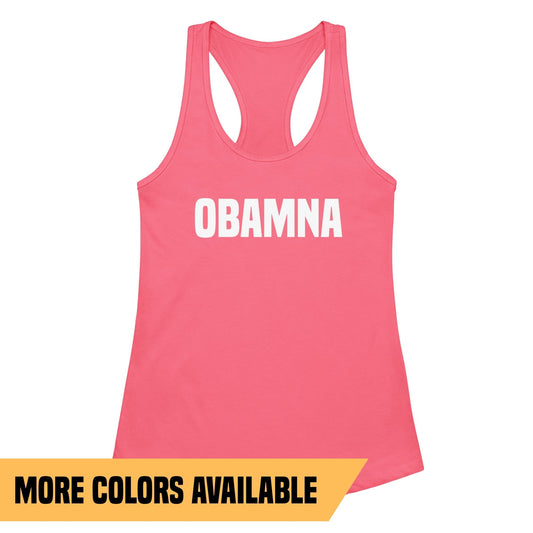 OBAMNA - Women’s Fitted Racerback Rank