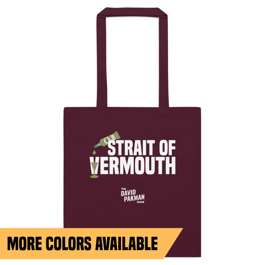 Strait of Vermouth Cotton Tote Bag
