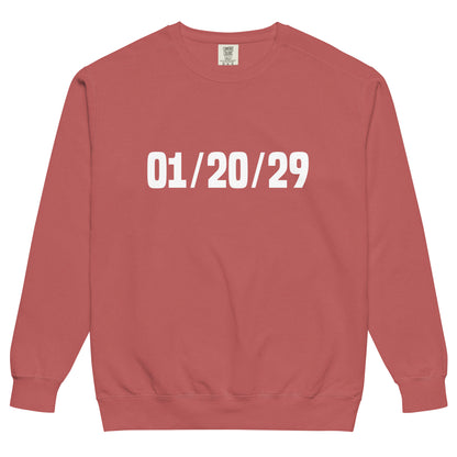 01/20/29 Crewneck Sweatshirt - Unisex