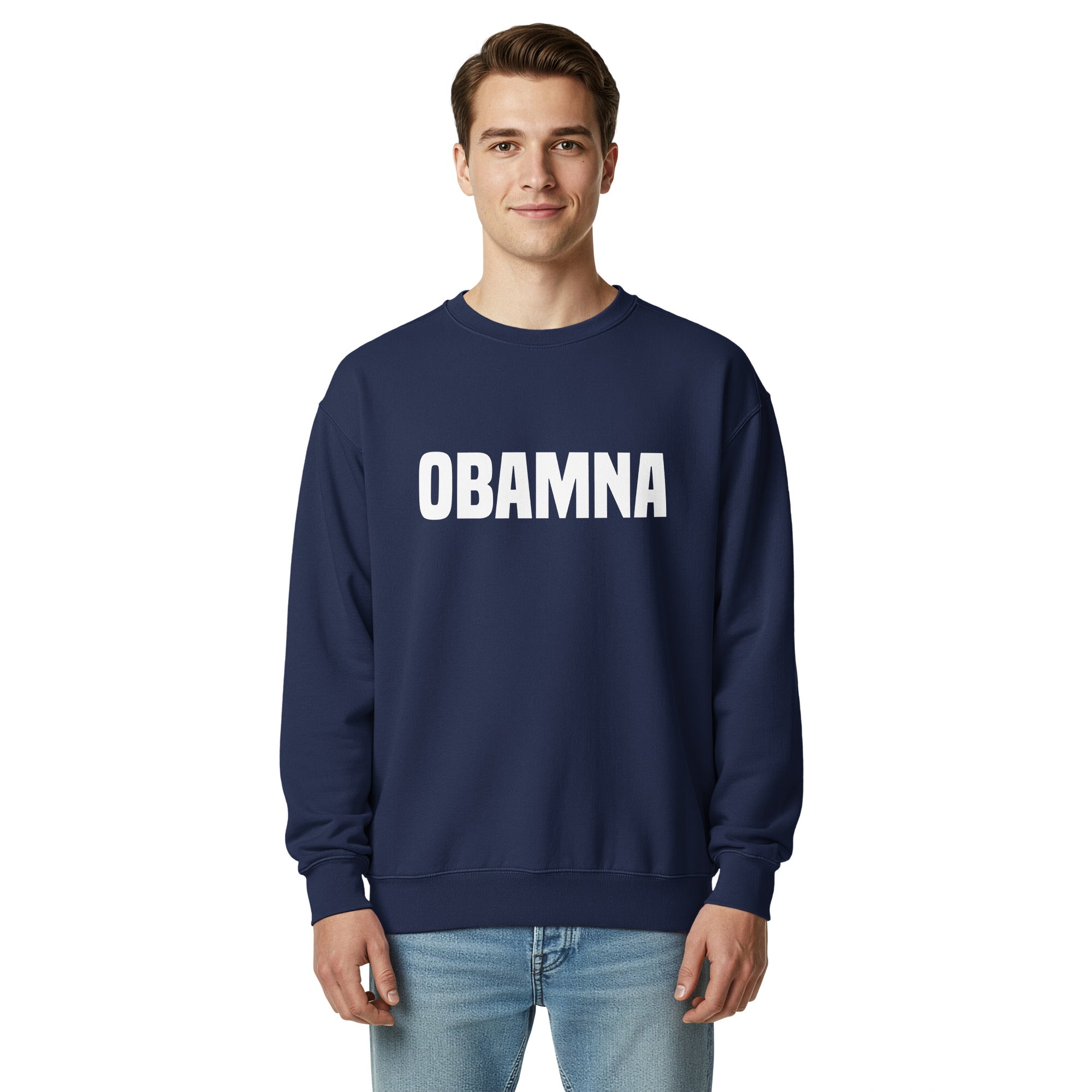 OBAMNA Crewneck Sweatshirt | The David Pakman Show Official Merch