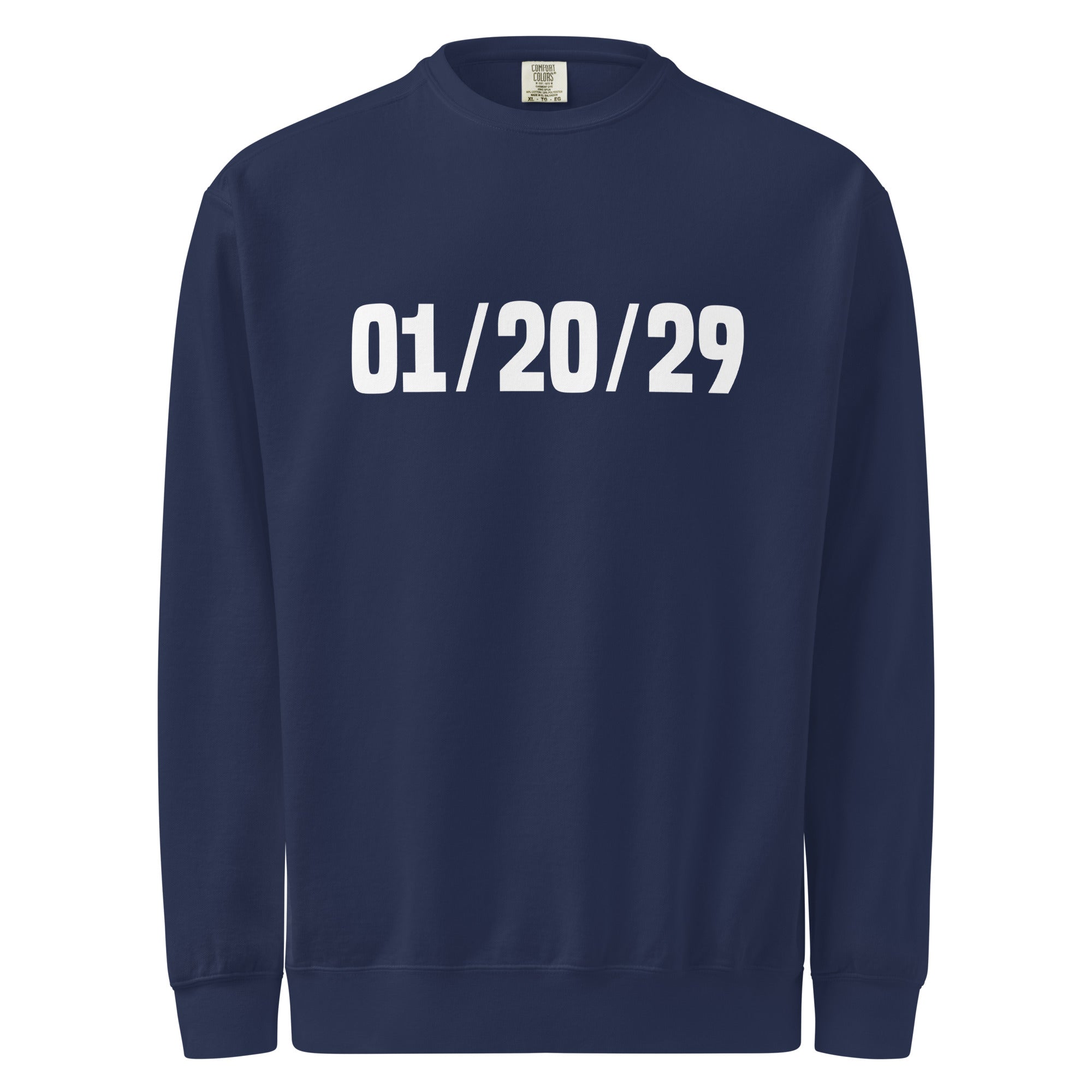 01/20/29 Crewneck Sweatshirt | The David Pakman Show Official Merch