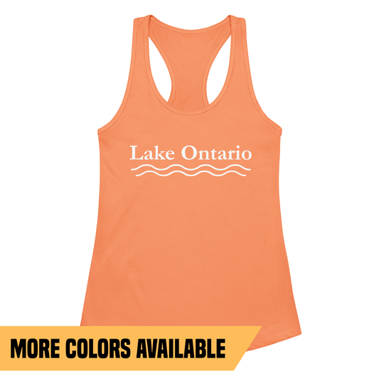 Lake Ontario - Women’s Fitted Racerback Tank