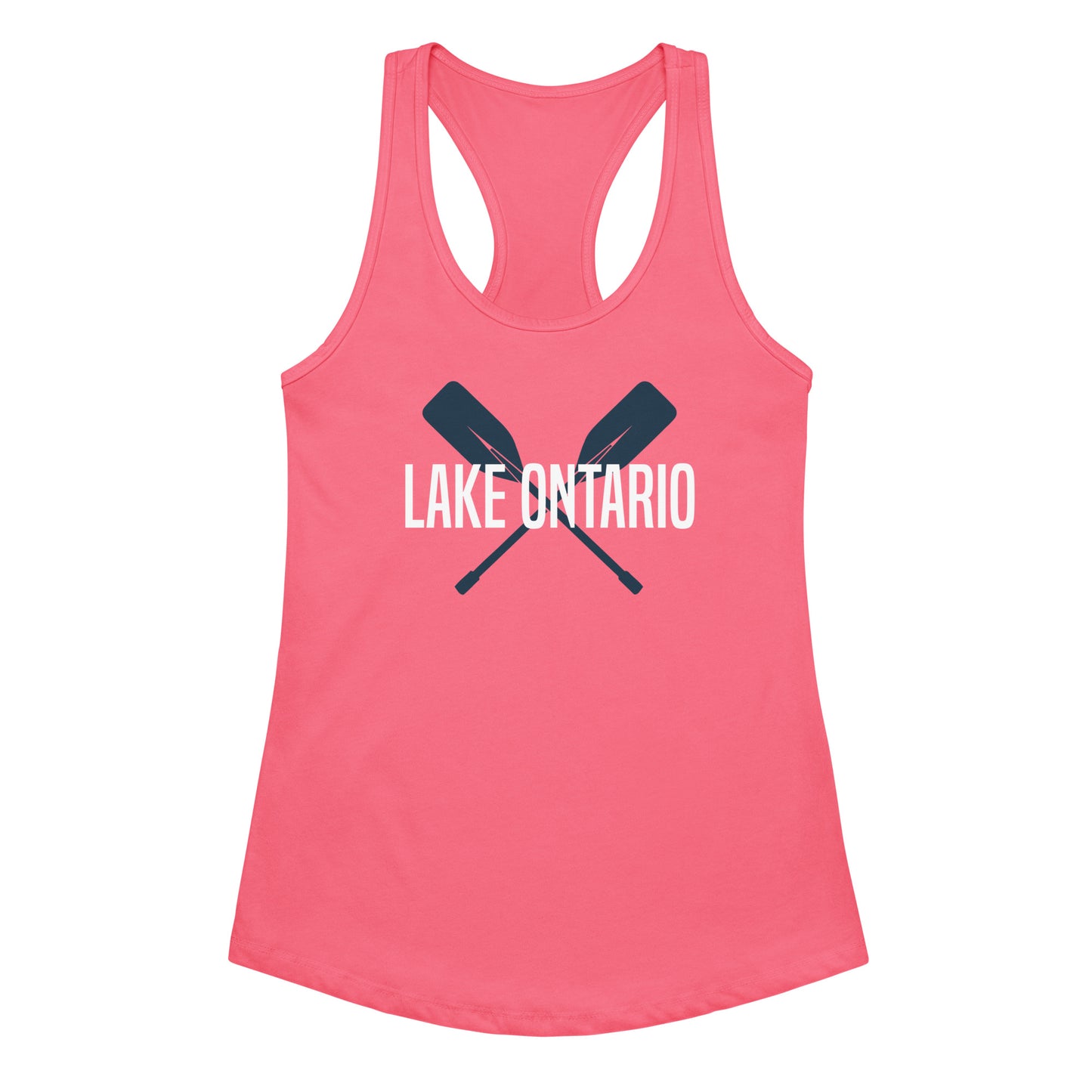 Lake Ontario Paddle - Women’s Fitted Racerback Tank