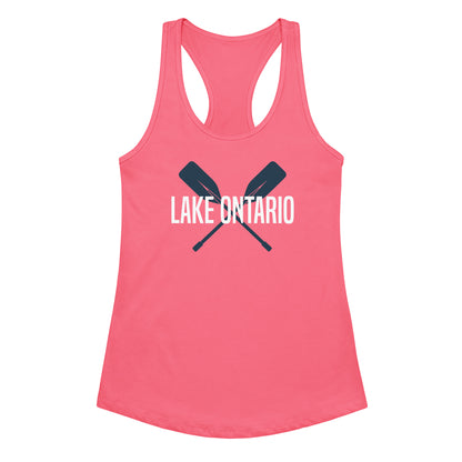Lake Ontario Paddle - Women’s Fitted Racerback Tank