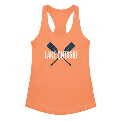 Lake Ontario Paddle - Women’s Fitted Racerback Tank
