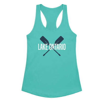 Lake Ontario Paddle - Women’s Fitted Racerback Tank